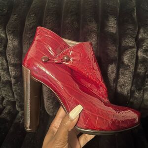 Louis Vuitton Patent Leather Booties